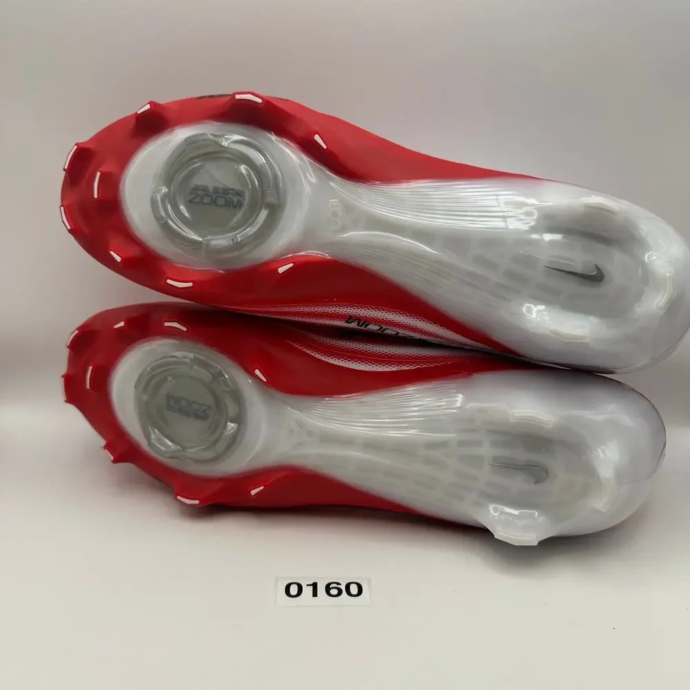 NIKE Men's 14.5 Zoom Air Vapor PRO 1 White/Red Football Cleats